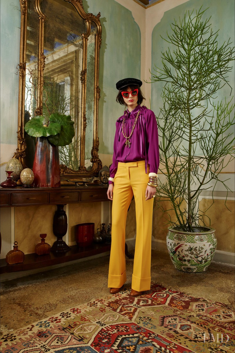 Giulia Manini featured in  the Rossella Jardini lookbook for Pre-Fall 2016