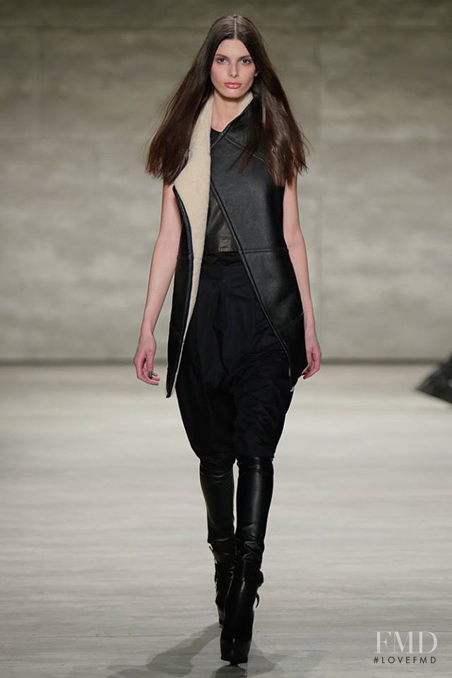 Giulia Manini featured in  the Skingraft fashion show for Autumn/Winter 2015