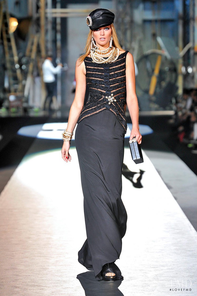Toni Garrn featured in  the DSquared2 fashion show for Spring/Summer 2013