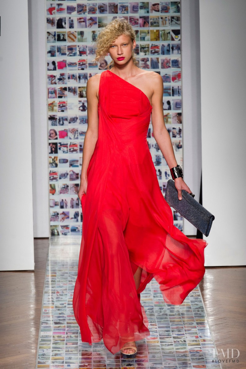 Ella Petrushko featured in  the Aigner fashion show for Spring/Summer 2013