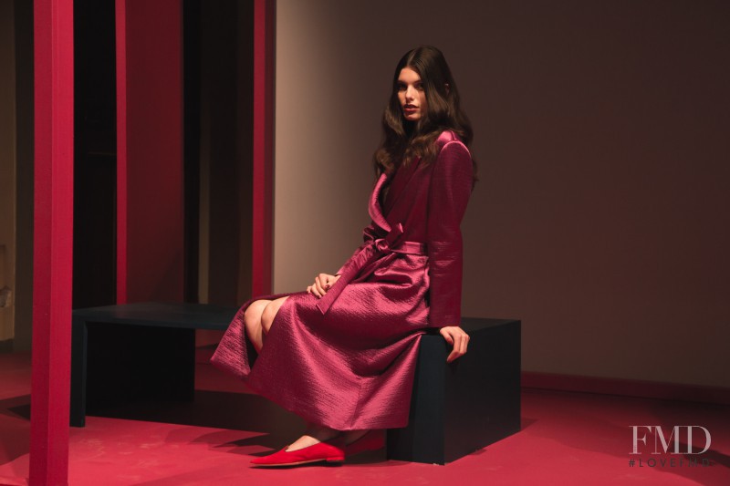 Giulia Manini featured in  the Barbara Casasola fashion show for Pre-Fall 2014