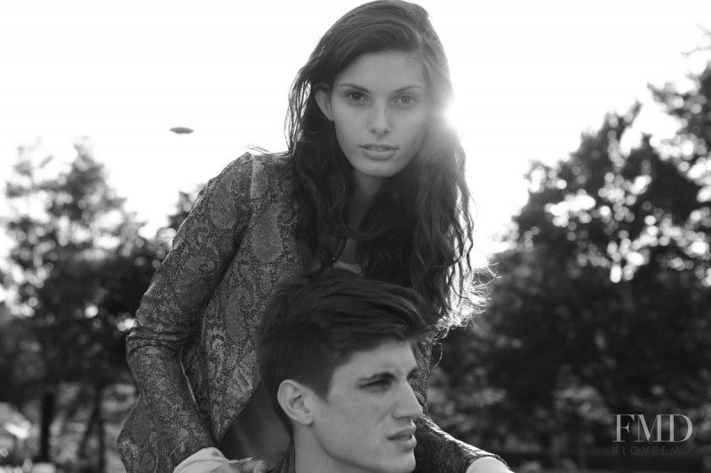 Giulia Manini featured in  the Giorgio Brato advertisement for Spring/Summer 2014