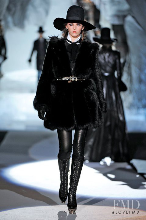 Myf Shepherd featured in  the DSquared2 fashion show for Autumn/Winter 2011
