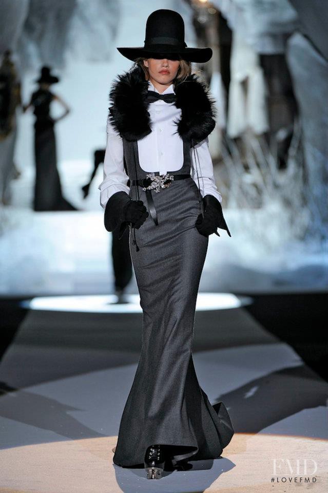 Hailey Clauson featured in  the DSquared2 fashion show for Autumn/Winter 2011