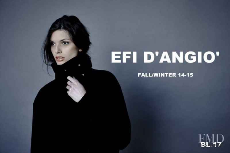 Giulia Manini featured in  the Efi D\'Angio advertisement for Autumn/Winter 2014