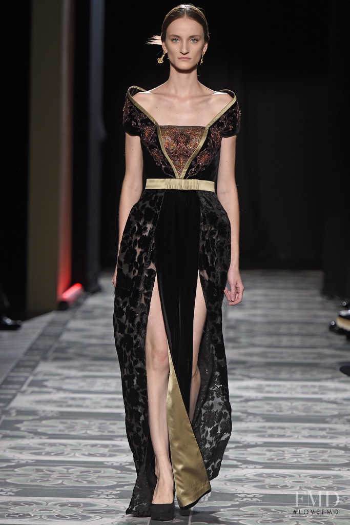 Marina Heiden featured in  the Laurence Xu fashion show for Spring/Summer 2015