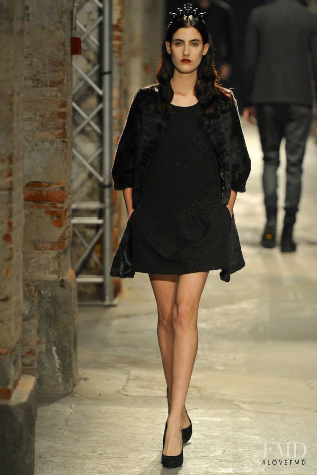 Giulia Manini featured in  the Messagerie fashion show for Autumn/Winter 2015