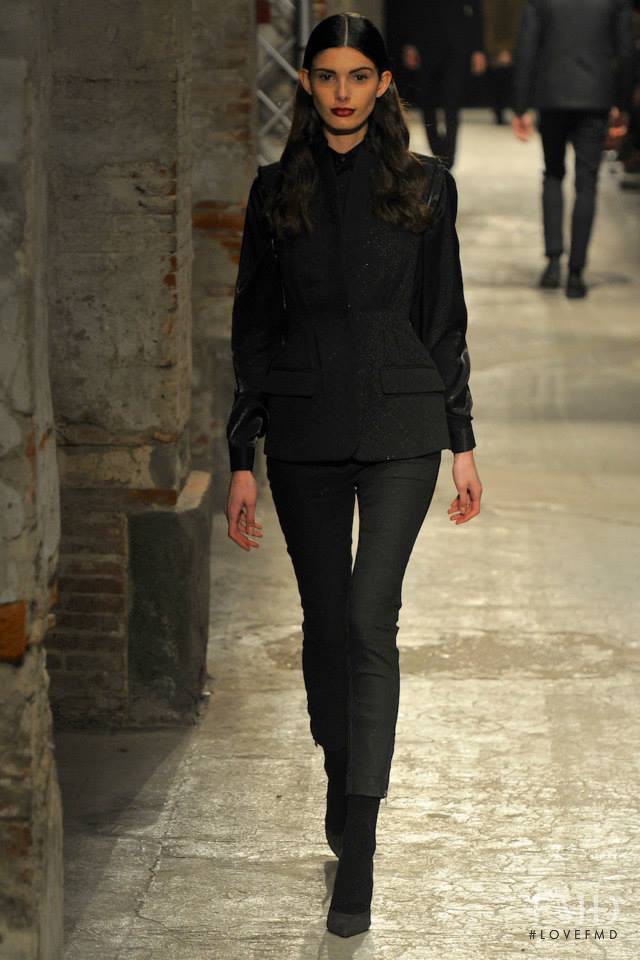 Giulia Manini featured in  the Messagerie fashion show for Autumn/Winter 2015