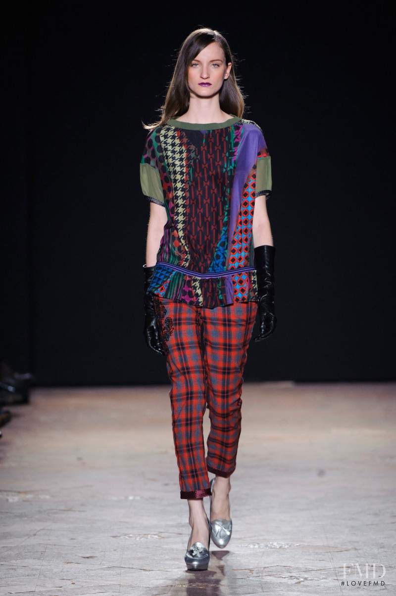 Marina Heiden featured in  the Massimo Rebecchi fashion show for Autumn/Winter 2013