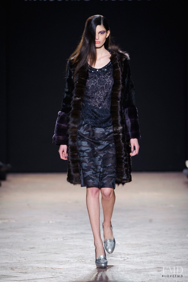 Giulia Manini featured in  the Massimo Rebecchi fashion show for Autumn/Winter 2013