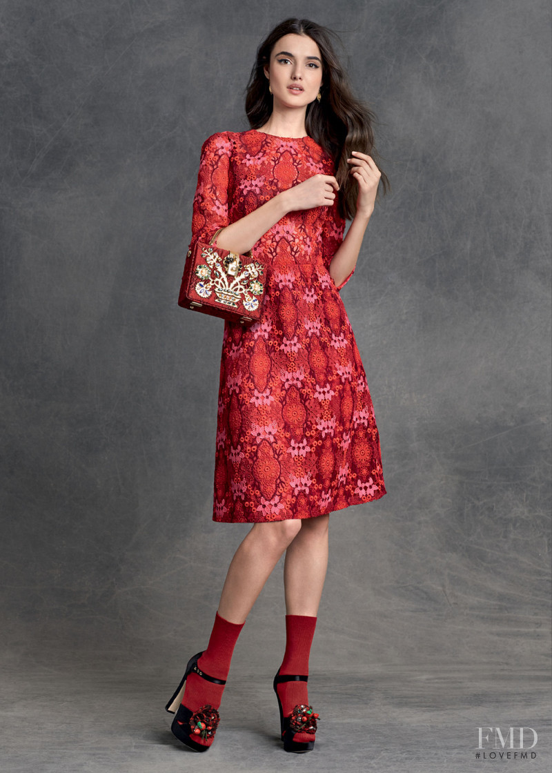 Blanca Padilla featured in  the Dolce & Gabbana lookbook for Autumn/Winter 2015