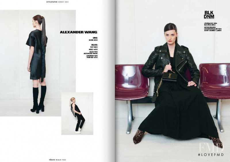Viktoria Machajdik featured in  the Fï¿½ger Woman Pure (RETAILER) catalogue for Autumn/Winter 2014