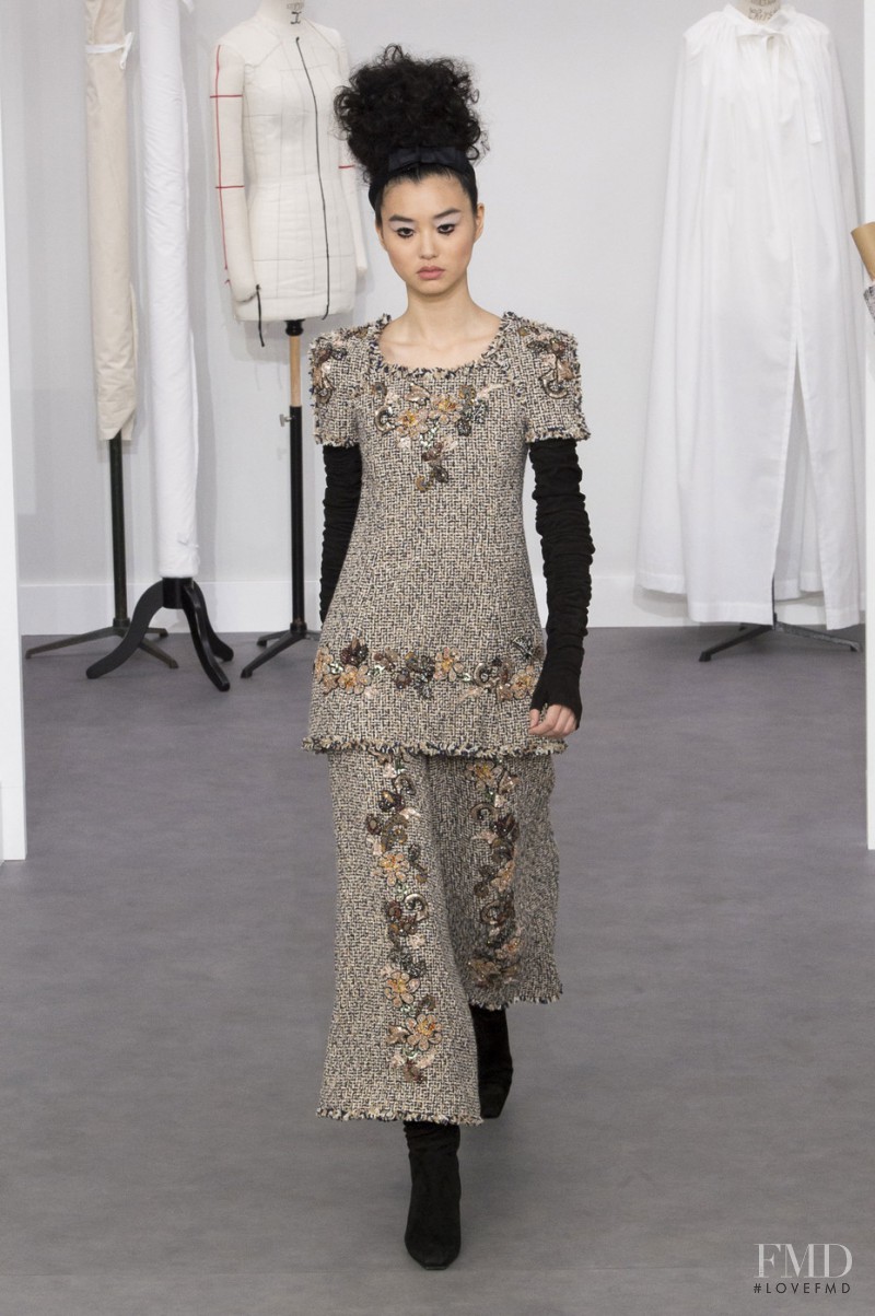 Estelle Chen featured in  the Chanel Haute Couture fashion show for Autumn/Winter 2016