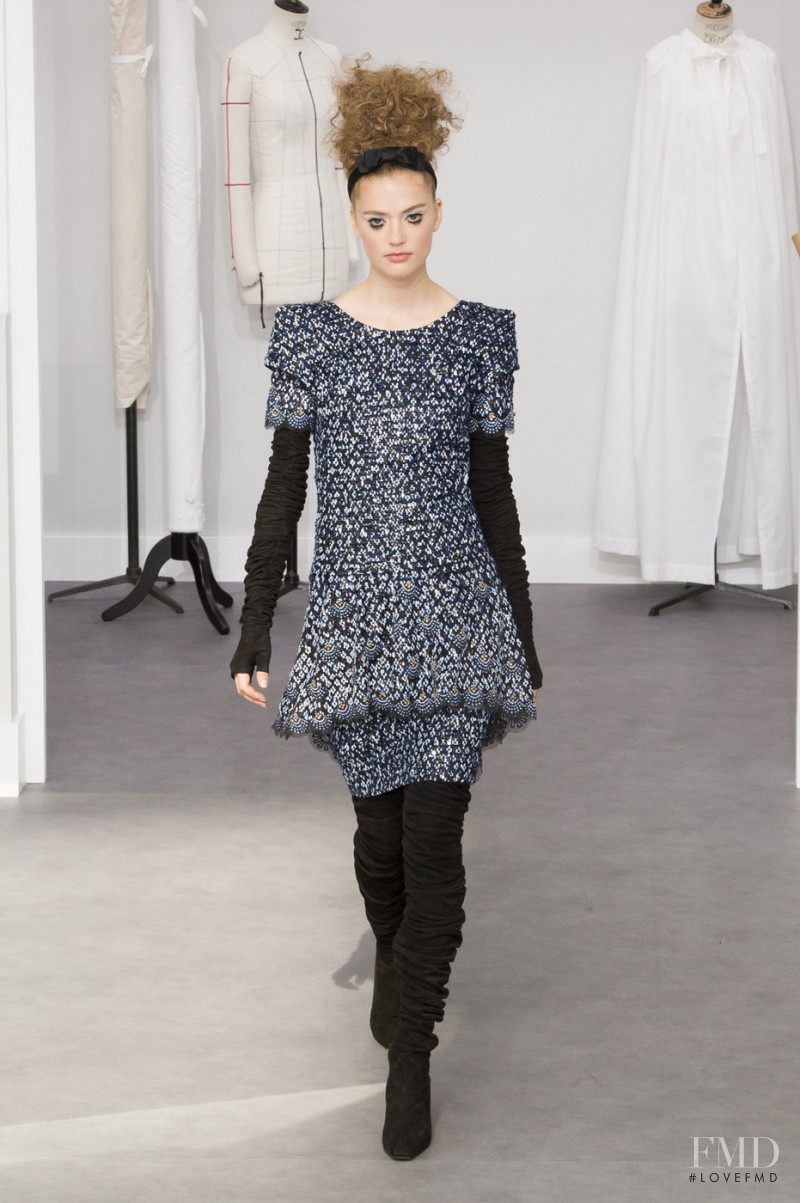 Emmy Rappe featured in  the Chanel Haute Couture fashion show for Autumn/Winter 2016