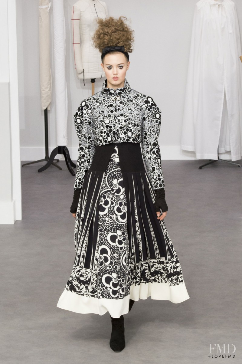 Lindsey Wixson featured in  the Chanel Haute Couture fashion show for Autumn/Winter 2016