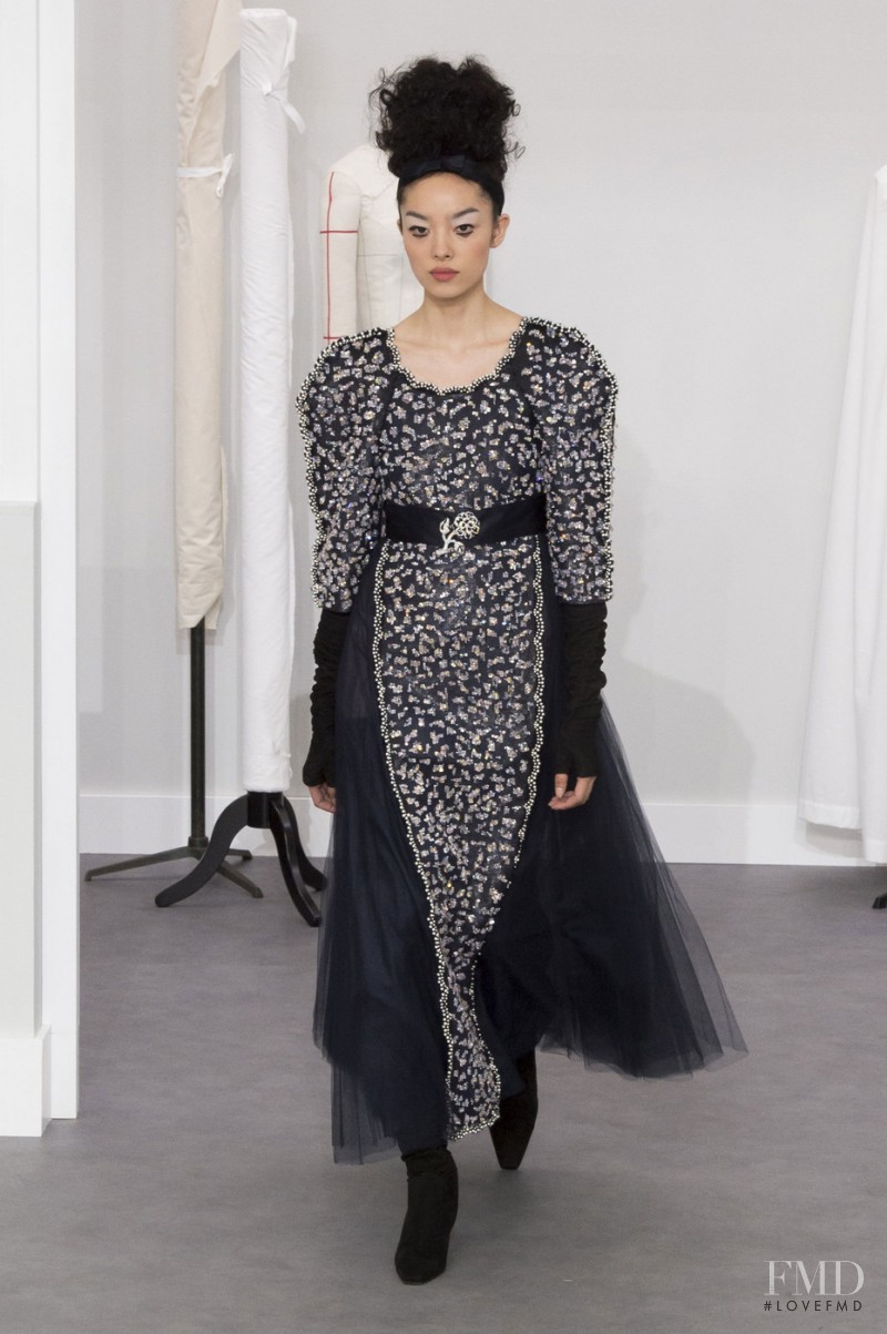 Fei Fei Sun featured in  the Chanel Haute Couture fashion show for Autumn/Winter 2016