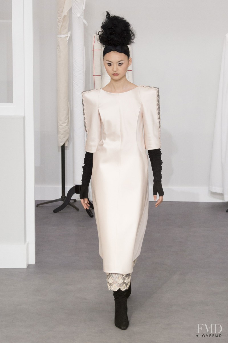 Cong He featured in  the Chanel Haute Couture fashion show for Autumn/Winter 2016
