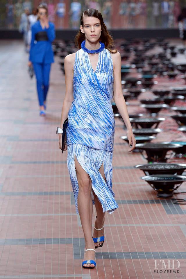 Meghan Collison featured in  the Kenzo fashion show for Spring/Summer 2014