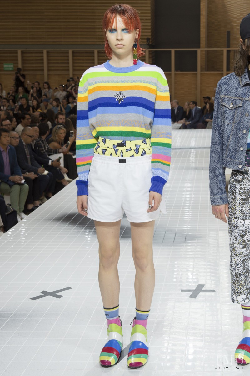 Willy Morsch featured in  the Kenzo fashion show for Spring/Summer 2017