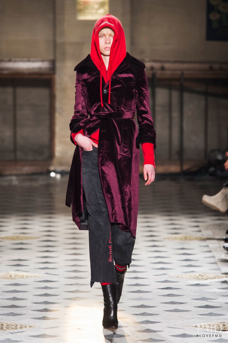 Willy Morsch featured in  the Vetements fashion show for Autumn/Winter 2016