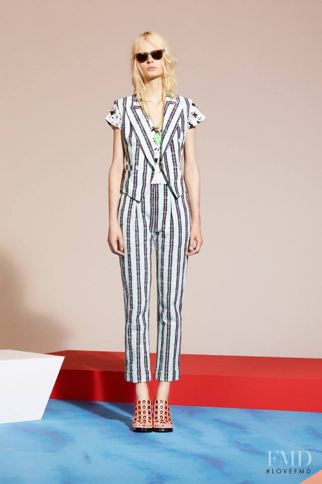 Irene Hiemstra featured in  the Kenzo fashion show for Resort 2014