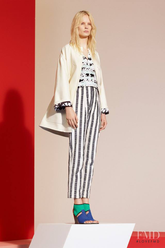 Irene Hiemstra featured in  the Kenzo fashion show for Resort 2014