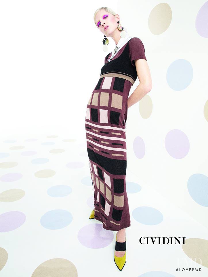 Eveline Rozing featured in  the Cividini advertisement for Spring/Summer 2016