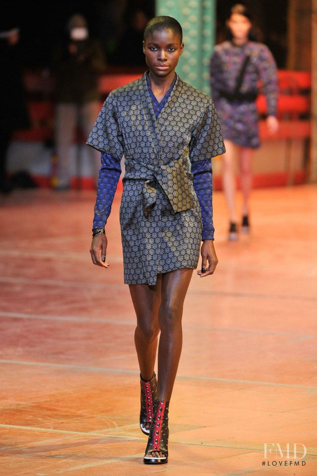 Jeneil Williams featured in  the Kenzo fashion show for Autumn/Winter 2013
