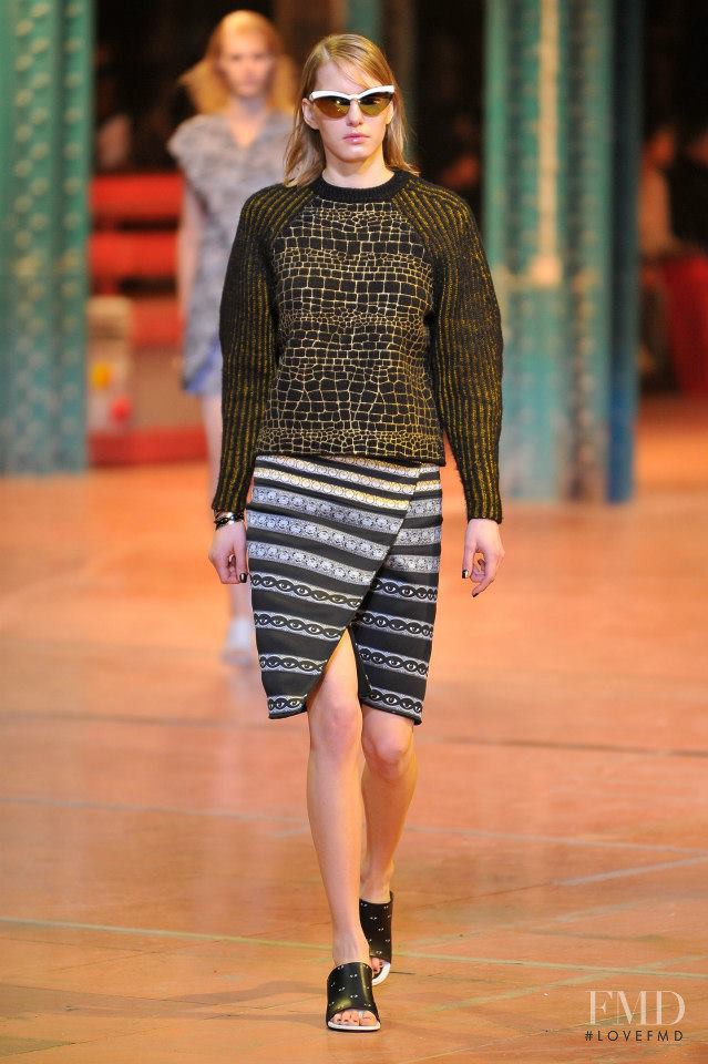 Marique Schimmel featured in  the Kenzo fashion show for Autumn/Winter 2013