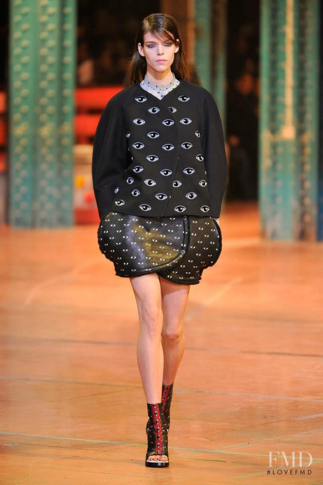 Meghan Collison featured in  the Kenzo fashion show for Autumn/Winter 2013