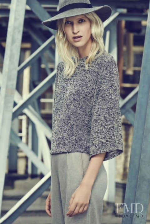 Eveline Rozing featured in  the WareHouse advertisement for Autumn/Winter 2014