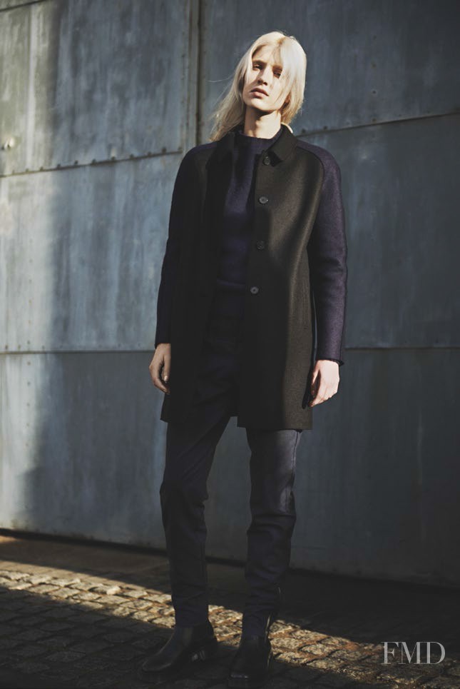 Eveline Rozing featured in  the YMC advertisement for Autumn/Winter 2014