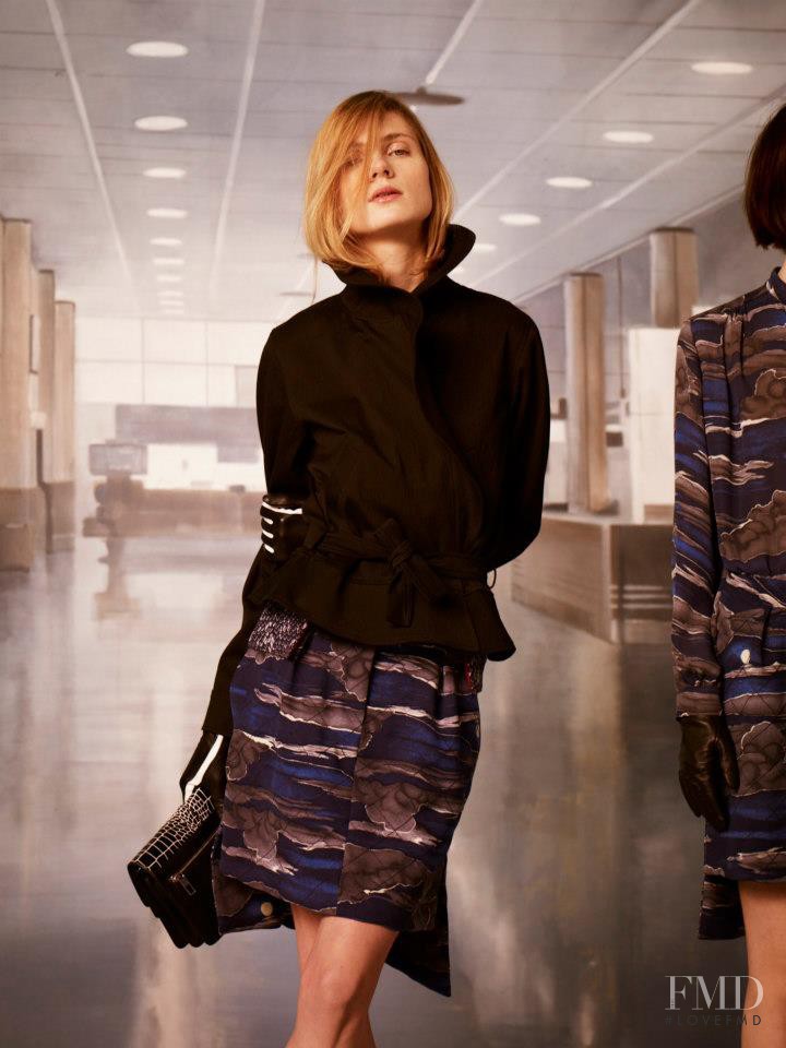 Maria Loks featured in  the Kenzo fashion show for Pre-Fall 2013