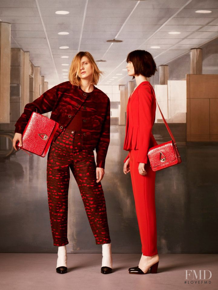 Maria Loks featured in  the Kenzo fashion show for Pre-Fall 2013