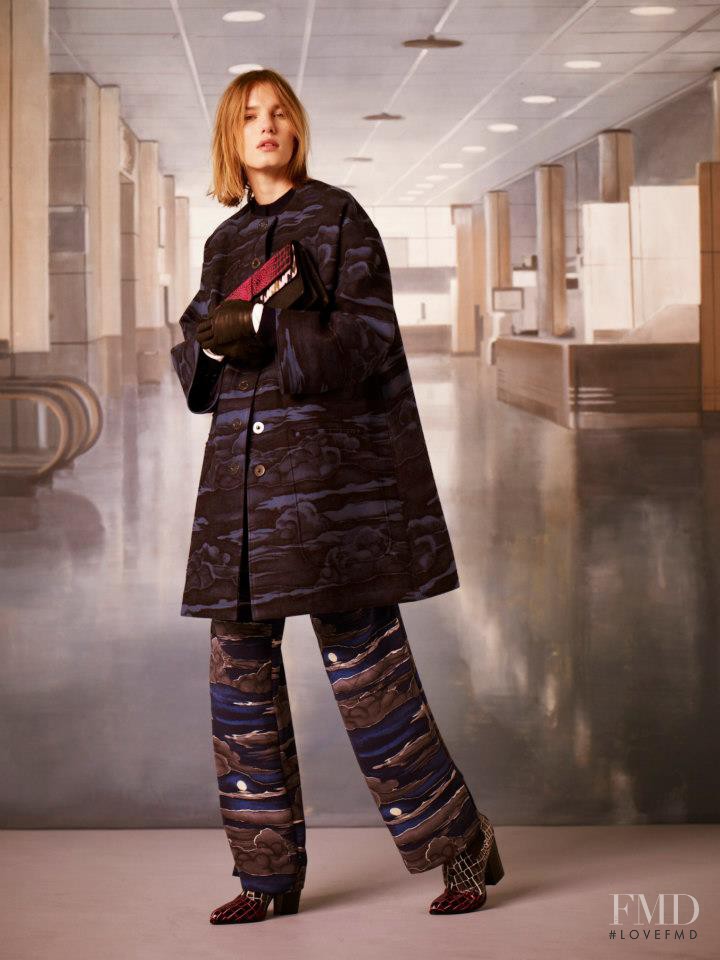 Marique Schimmel featured in  the Kenzo fashion show for Pre-Fall 2013