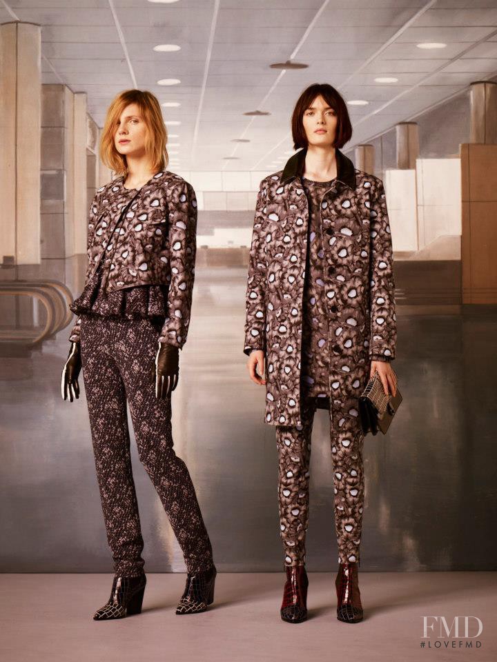 Maria Loks featured in  the Kenzo fashion show for Pre-Fall 2013