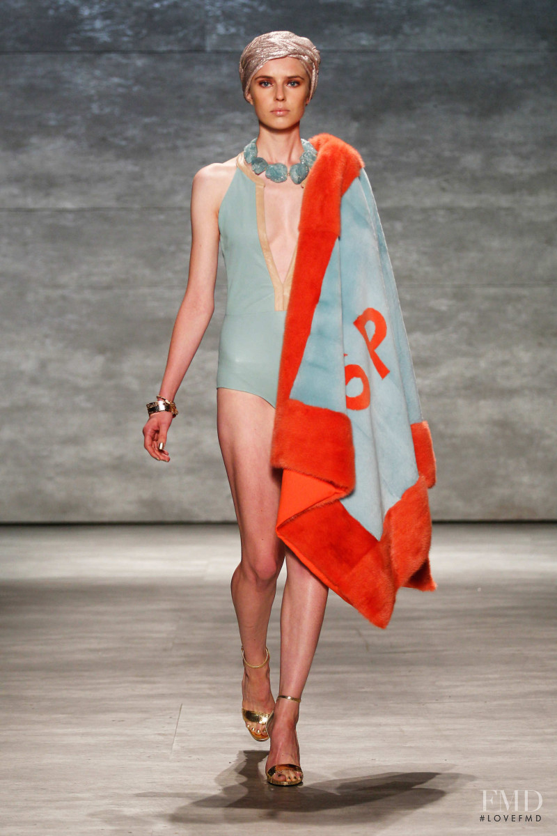 Corinna Studier featured in  the Georgine fashion show for Spring/Summer 2015