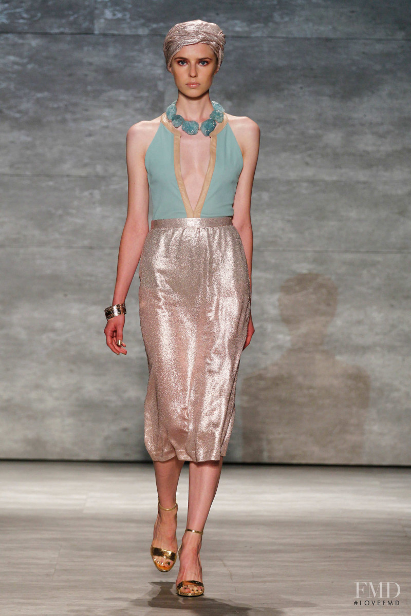 Corinna Studier featured in  the Georgine fashion show for Spring/Summer 2015