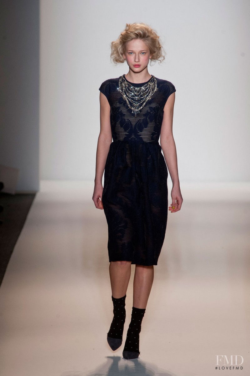 Ella Petrushko featured in  the Lela Rose fashion show for Autumn/Winter 2013