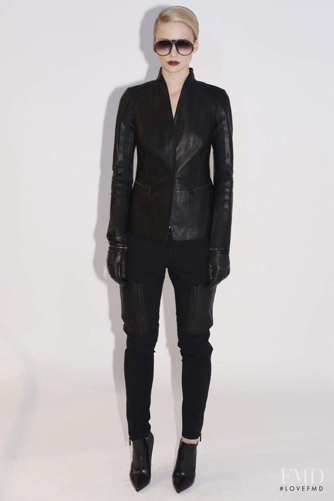 Ella Petrushko featured in  the Porsche Design fashion show for Autumn/Winter 2013