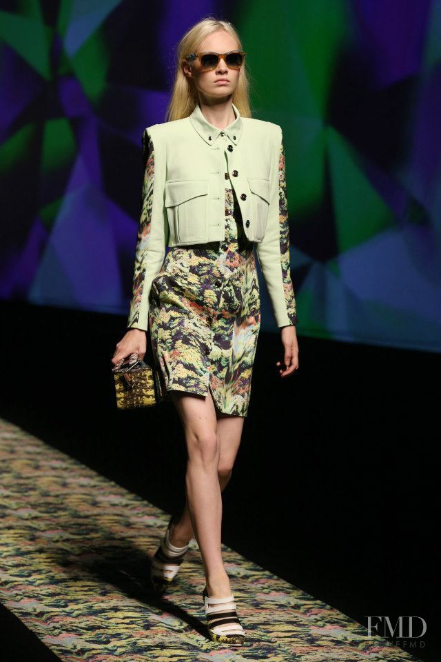 Steffi Soede featured in  the Kenzo fashion show for Spring/Summer 2013