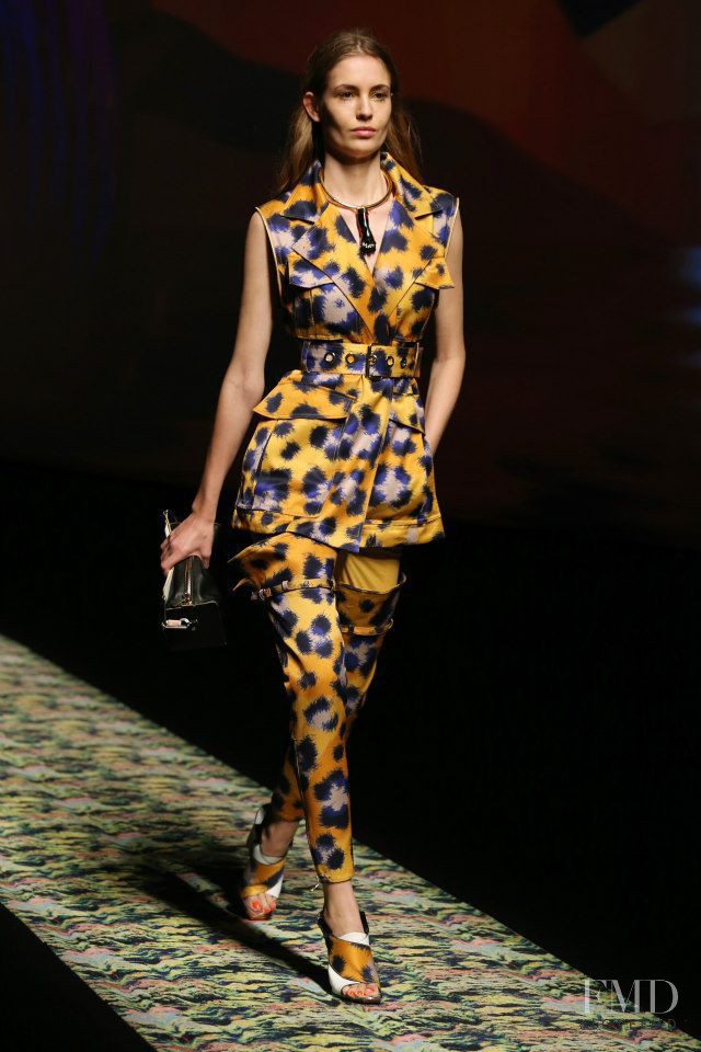 Nadja Bender featured in  the Kenzo fashion show for Spring/Summer 2013