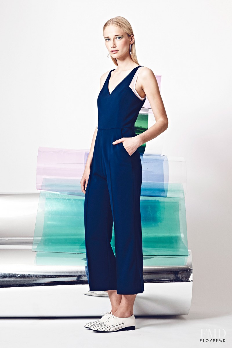 Ella Petrushko featured in  the Misha Nonoo fashion show for Resort 2015