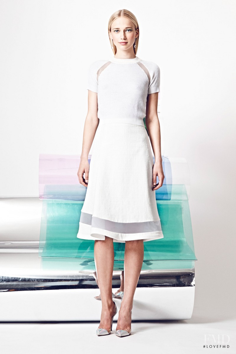 Ella Petrushko featured in  the Misha Nonoo fashion show for Resort 2015