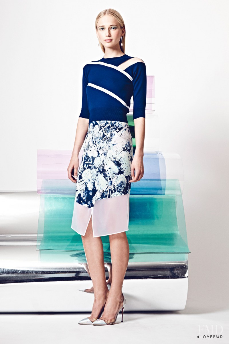 Ella Petrushko featured in  the Misha Nonoo fashion show for Resort 2015