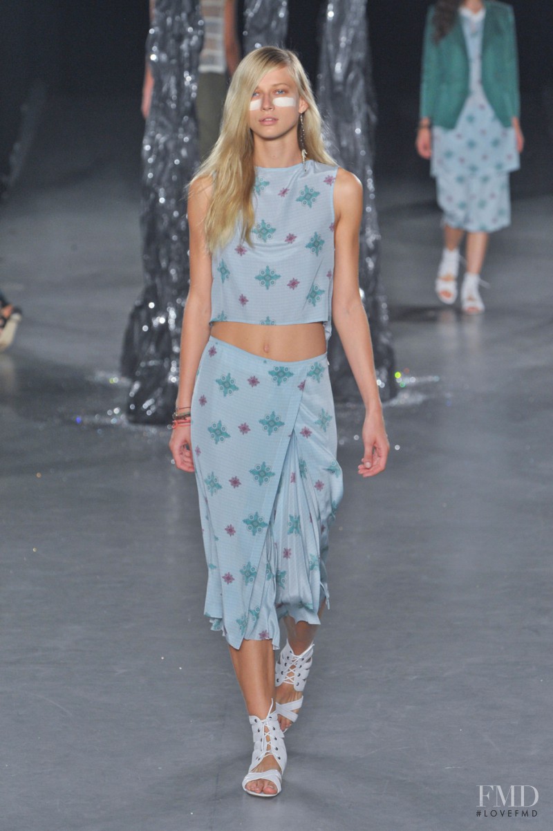 Ella Petrushko featured in  the Boy by Band Of Outsiders fashion show for Spring/Summer 2013