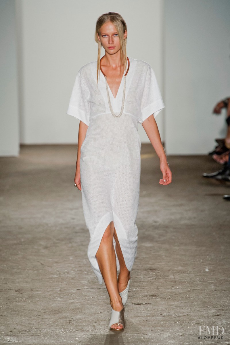 Ella Petrushko featured in  the Zero + Maria Cornejo fashion show for Spring/Summer 2013