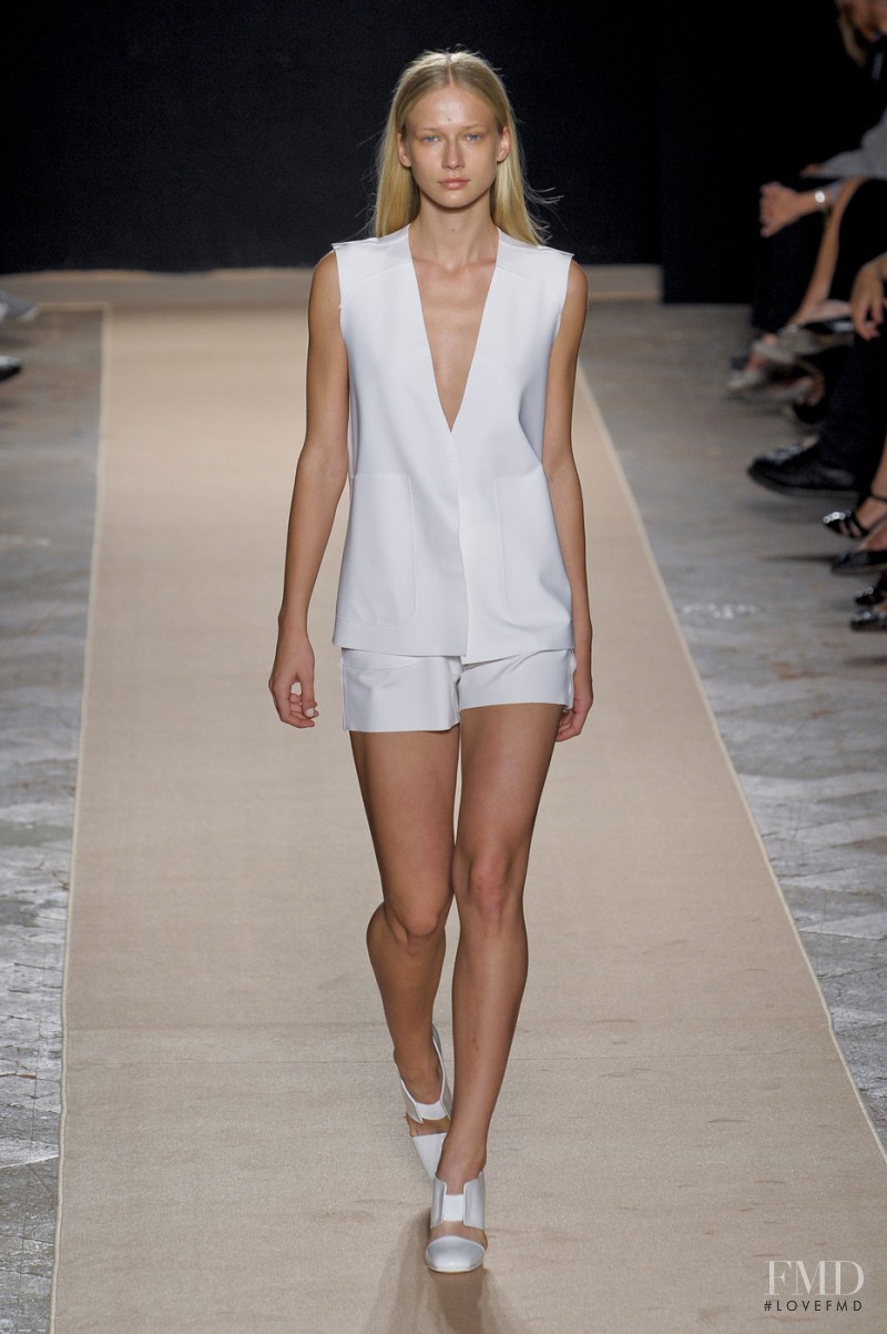 Ella Petrushko featured in  the Marco de Vincenzo fashion show for Spring/Summer 2013