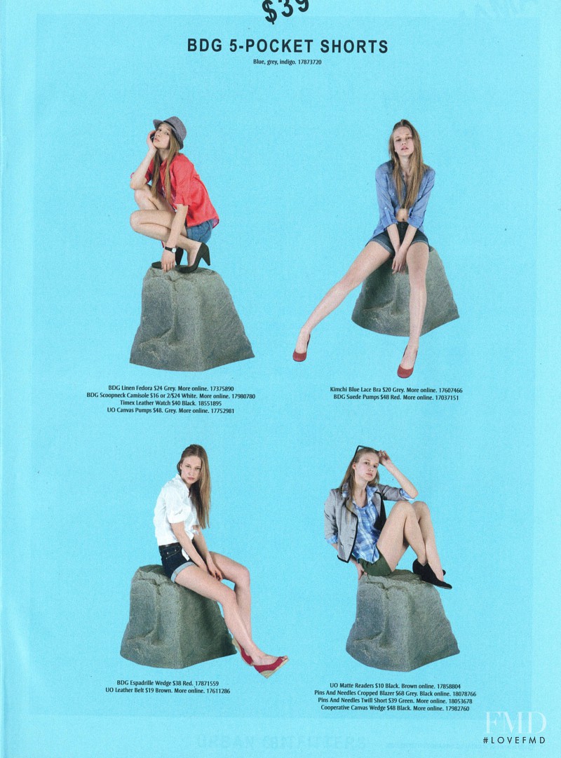 Ella Petrushko featured in  the Urban Outfitters catalogue for Summer 2011