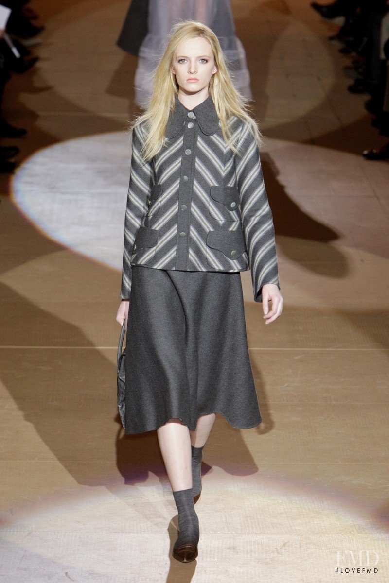 Daria Strokous featured in  the Marc Jacobs fashion show for Autumn/Winter 2010